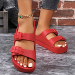 Women's Thick Sole Slippers - Cushioned Shock-Absorbing Comfort