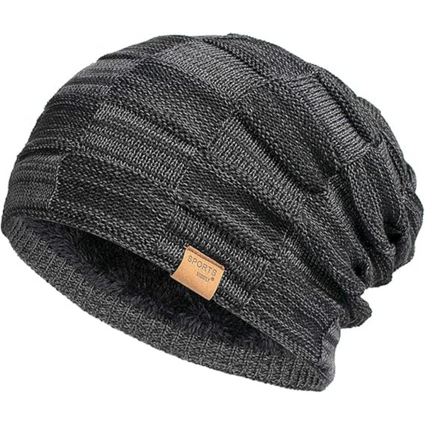 Luca Slouch Beanie - Warm Knitted Winter Hat