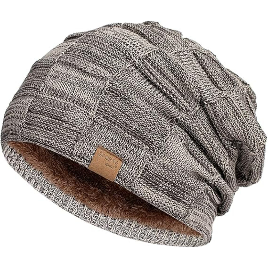 Luca Slouch Beanie - Warm Knitted Winter Hat
