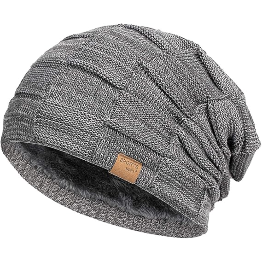 Luca Slouch Beanie - Warm Knitted Winter Hat