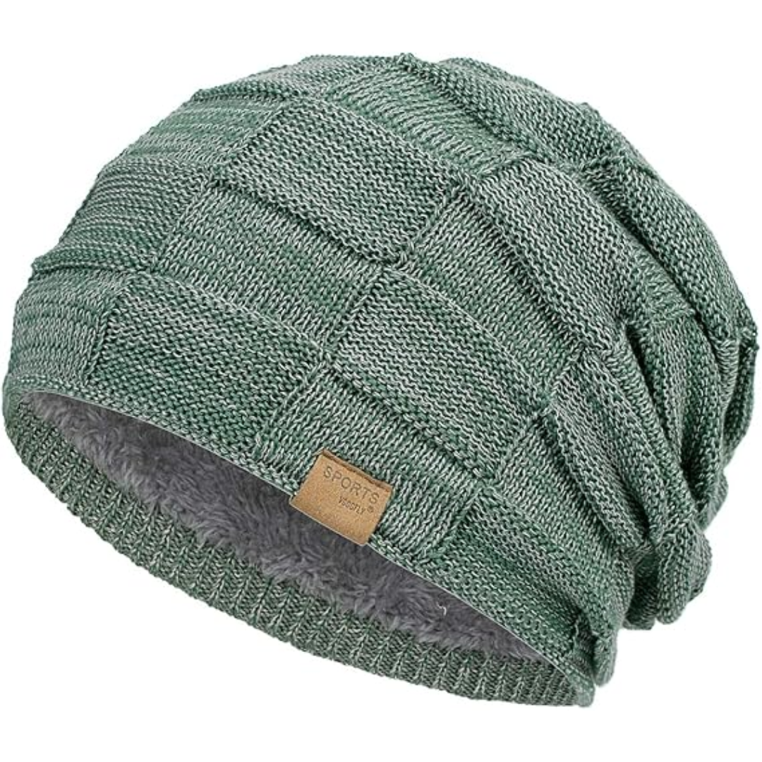 Luca Slouch Beanie - Warm Knitted Winter Hat