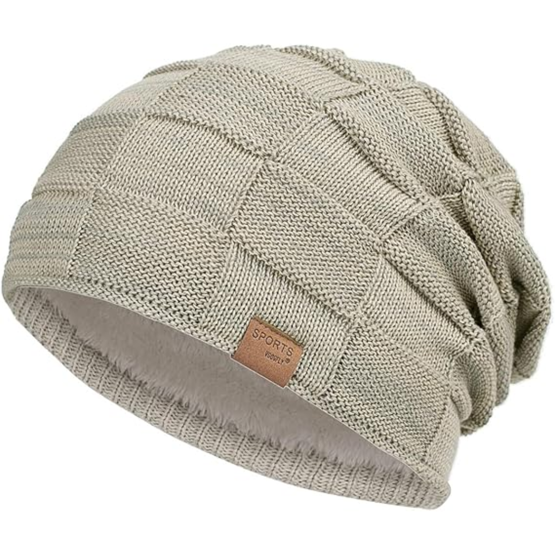 Luca Slouch Beanie - Warm Knitted Winter Hat