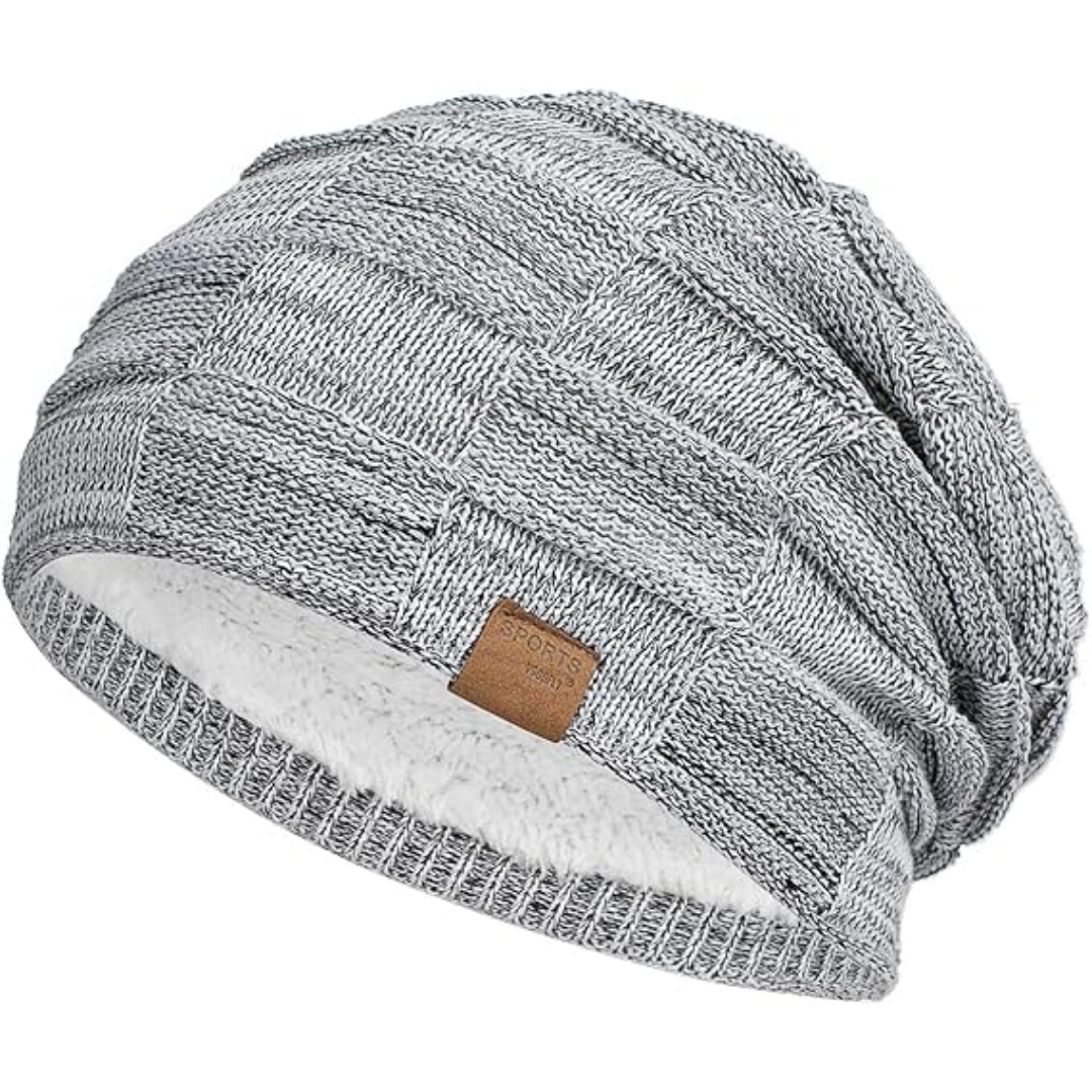 Luca Slouch Beanie - Warm Knitted Winter Hat