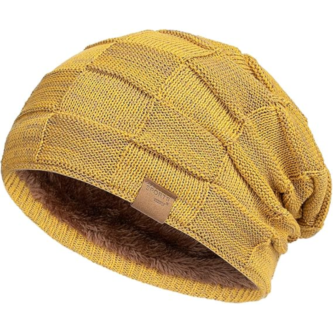 Luca Slouch Beanie - Warm Knitted Winter Hat
