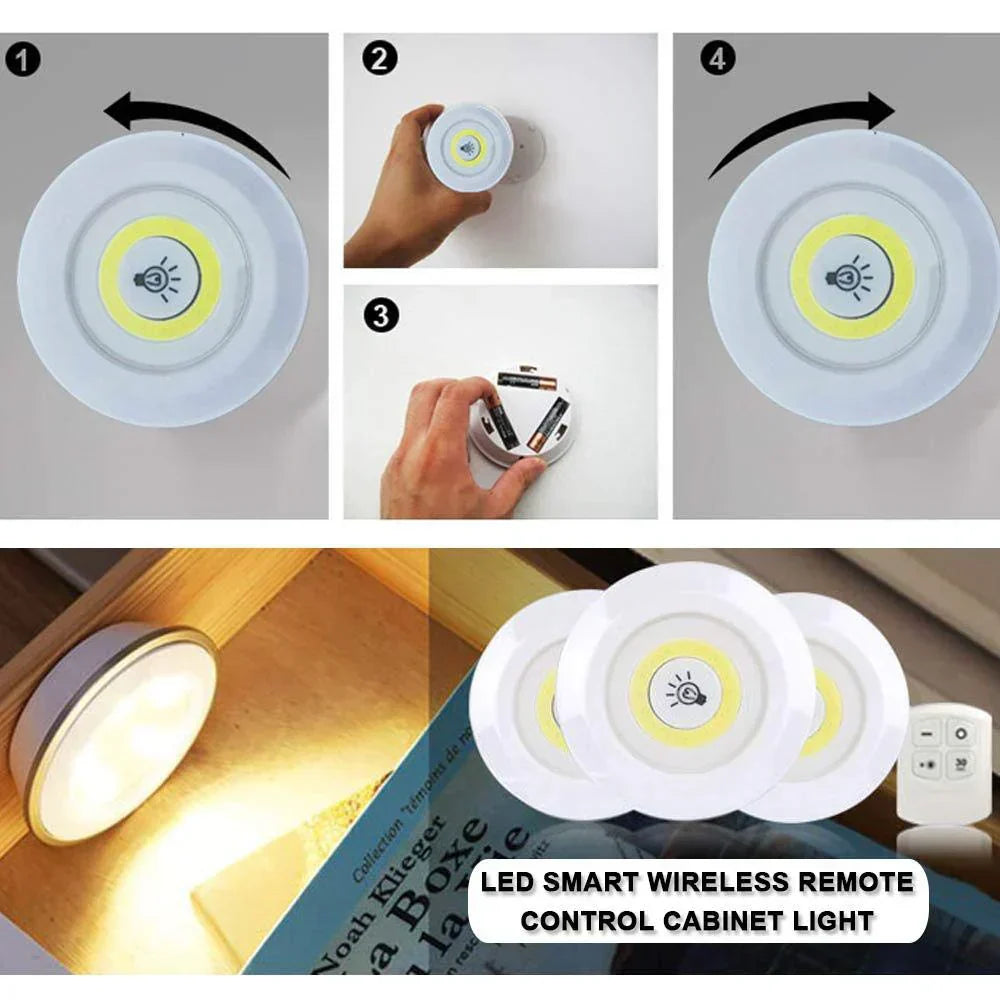 SmartGlow LED Lights - Self-Adhesive Battery-Powered Lighting