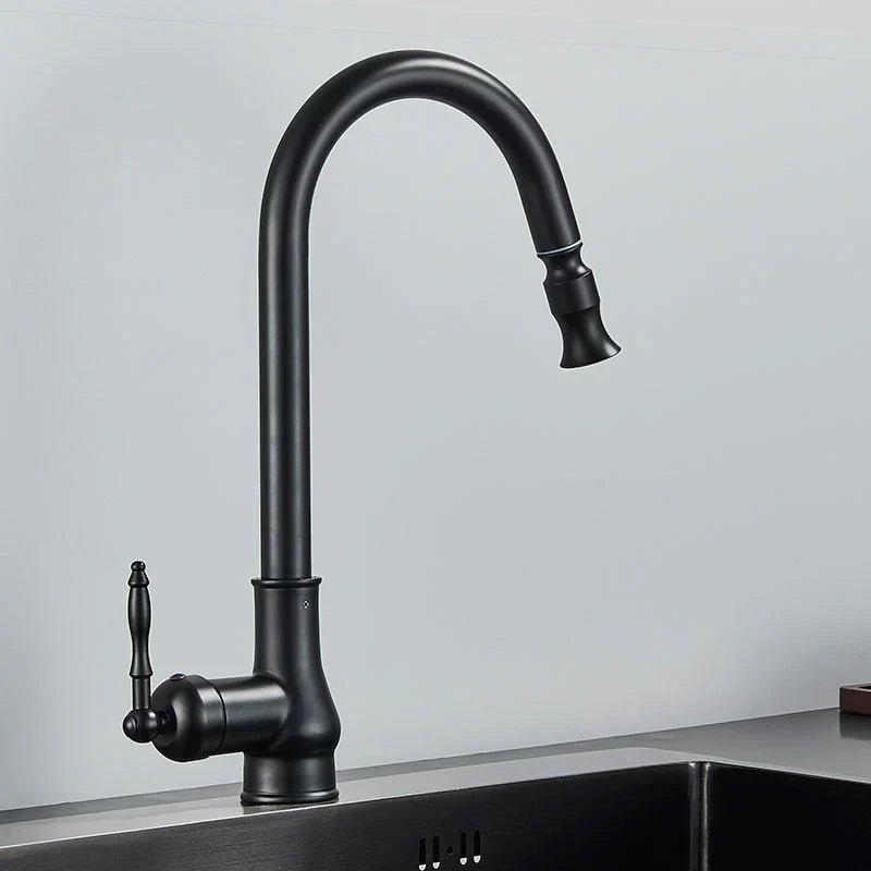 SmartSpout Kitchen Faucet - Pull-Out Spray with Antique Bronze Finish