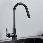 SmartSpout Kitchen Faucet - Pull-Out Spray with Antique Bronze Finish