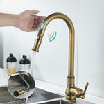 SmartSpout Kitchen Faucet - Pull-Out Spray with Antique Bronze Finish