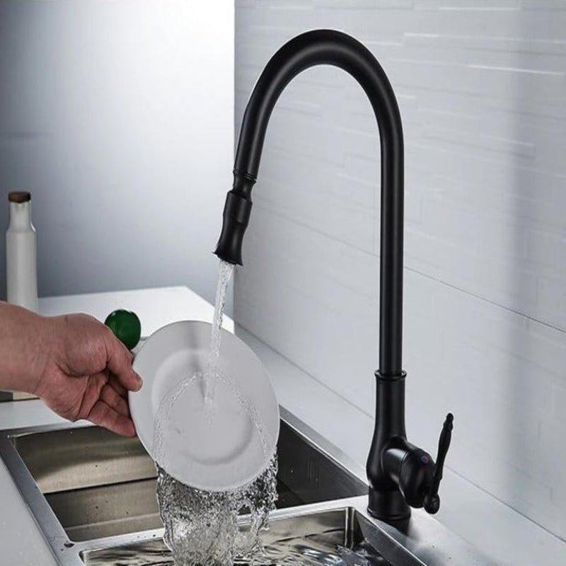 SmartSpout Kitchen Faucet - Pull-Out Spray with Antique Bronze Finish