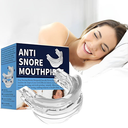 Anti-Snoring Mouthpiece Guard - Comfortable Jaw-Positioning Design