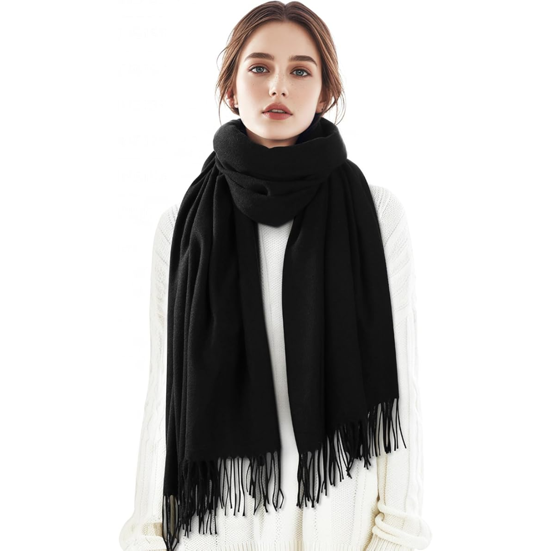 Martha Soft Cashmere Winter Scarf - Warm, Versatile Wrap