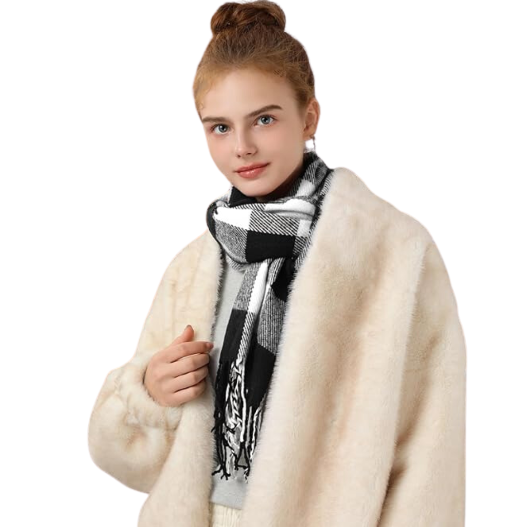 Martha Soft Cashmere Winter Scarf - Warm, Versatile Wrap