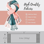 Martha Soft Cashmere Winter Scarf - Warm, Versatile Wrap