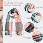 Martha Soft Cashmere Winter Scarf - Warm, Versatile Wrap