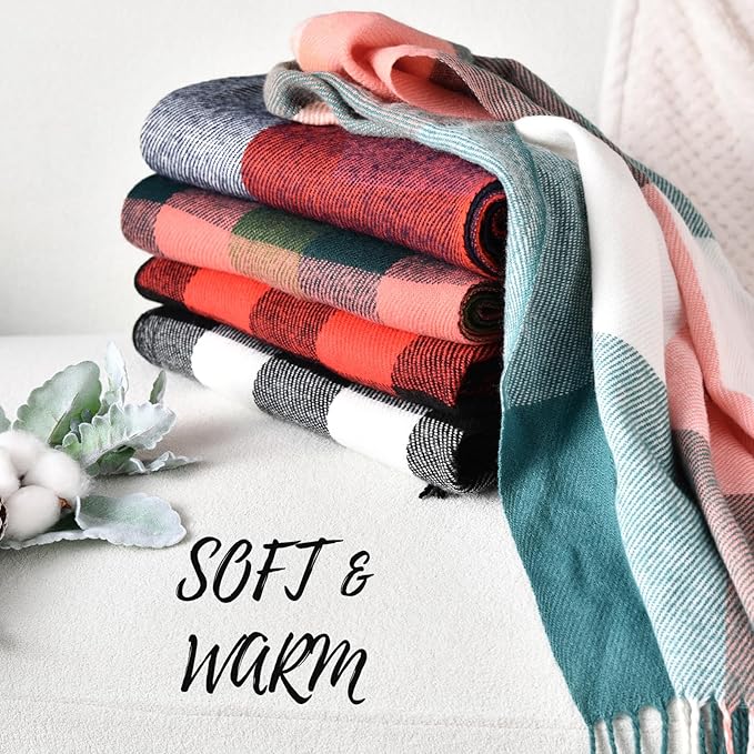Martha Soft Cashmere Winter Scarf - Warm, Versatile Wrap