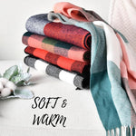 Martha Soft Cashmere Winter Scarf - Warm, Versatile Wrap
