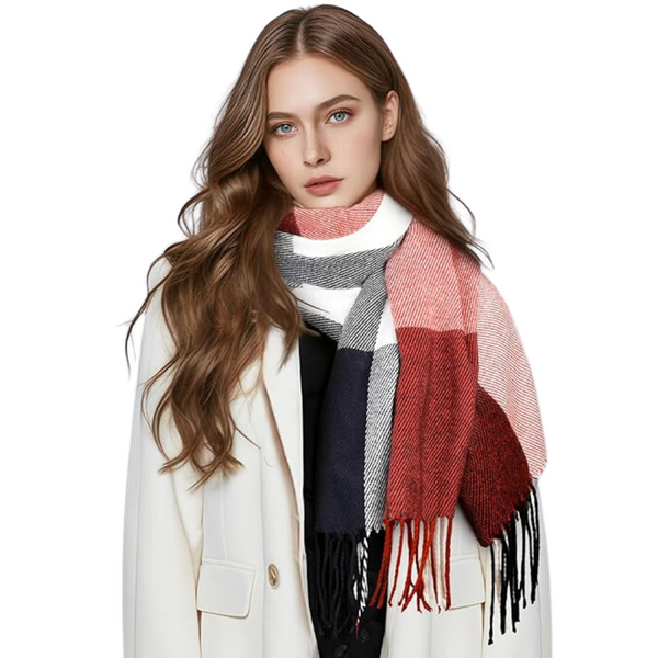 Martha Soft Cashmere Winter Scarf - Warm, Versatile Wrap