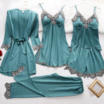Luxury Satin Pajama Sleepwear Set - Soft, Breathable Sleepwear
