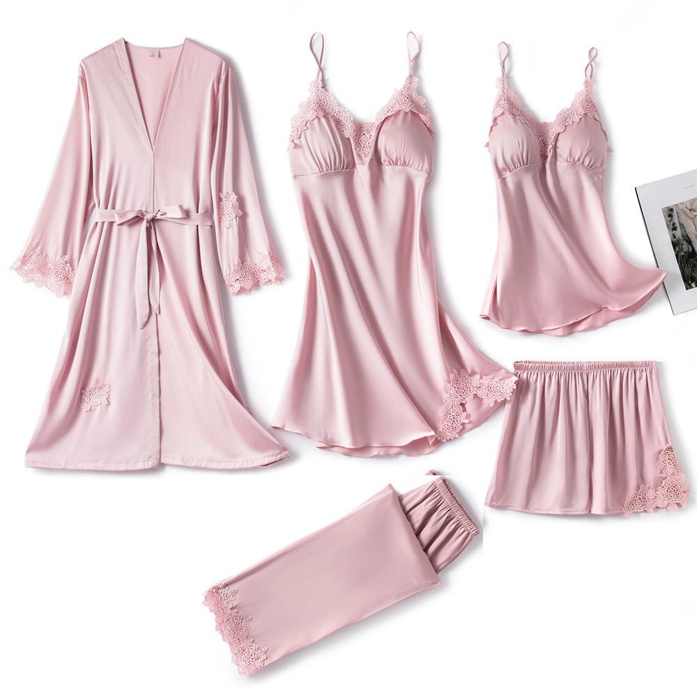 Luxury Satin Pajama Sleepwear Set - Soft, Breathable Sleepwear