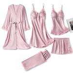 Luxury Satin Pajama Sleepwear Set - Soft, Breathable Sleepwear