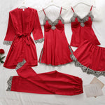 Luxury Satin Pajama Sleepwear Set - Soft, Breathable Sleepwear