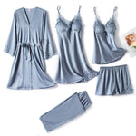 Luxury Satin Pajama Sleepwear Set - Soft, Breathable Sleepwear