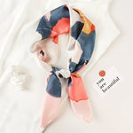 Sophia Silk Charm Plaid Scarf - Versatile Neck Scarf & Hair Tie