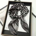 Sophia Silk Charm Plaid Scarf - Versatile Neck Scarf & Hair Tie