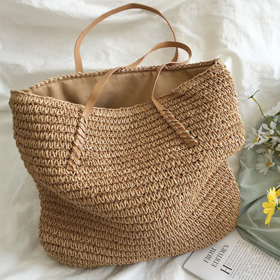 Terra Woven Handbag - Spacious Design with Sturdy Shoulder Strap