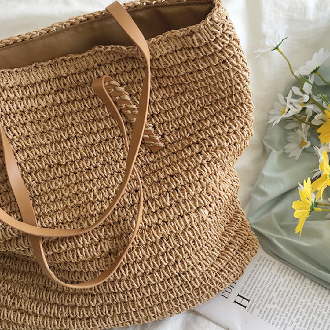 Terra Woven Handbag - Spacious Design with Sturdy Shoulder Strap