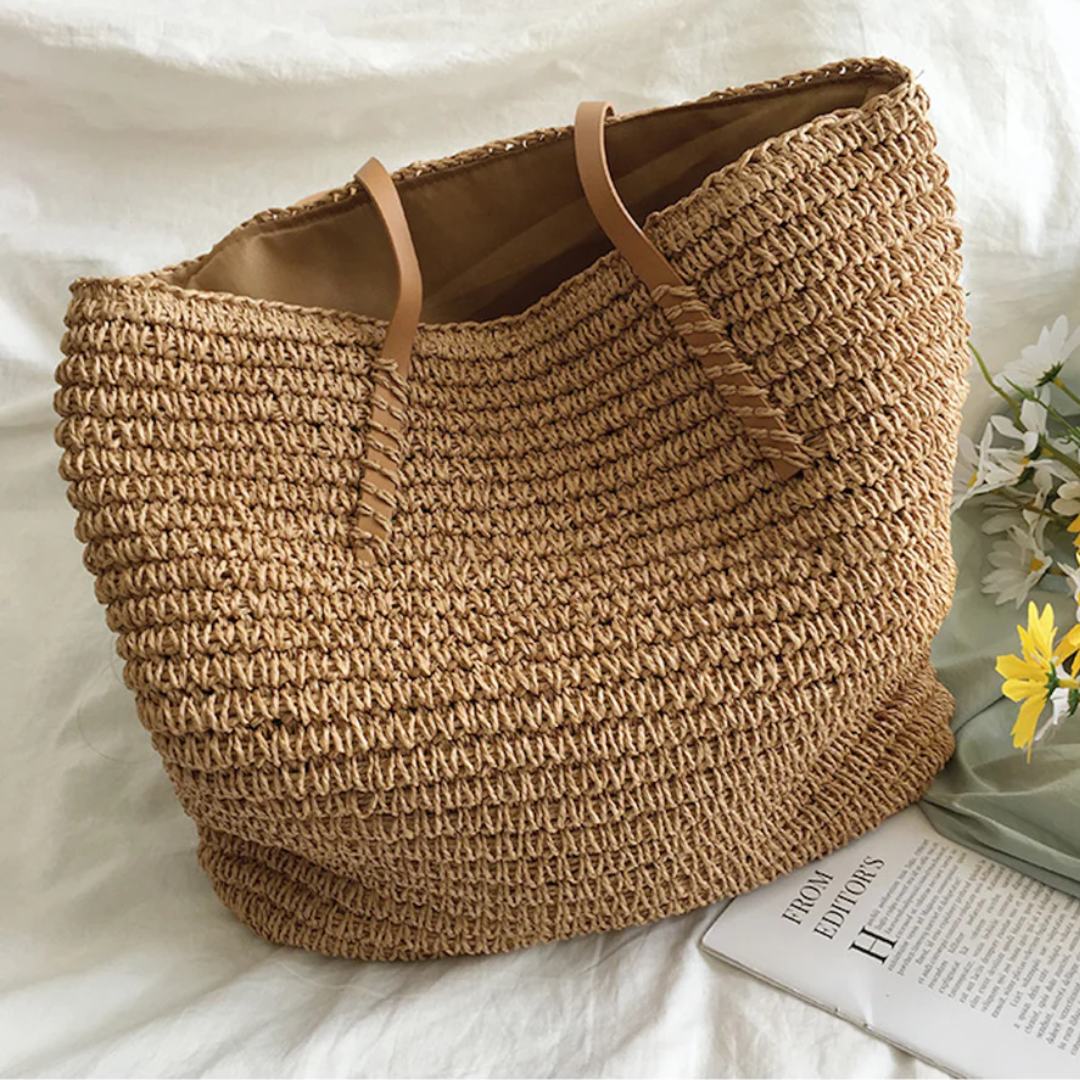 Terra Woven Handbag - Spacious Design with Sturdy Shoulder Strap
