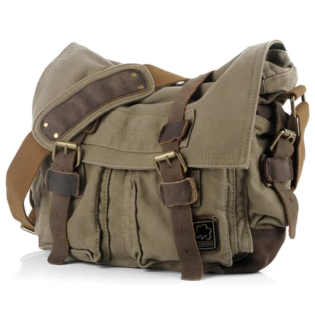 UrbanTrail Men's Canvas Crossbody - Durable Everyday Bag