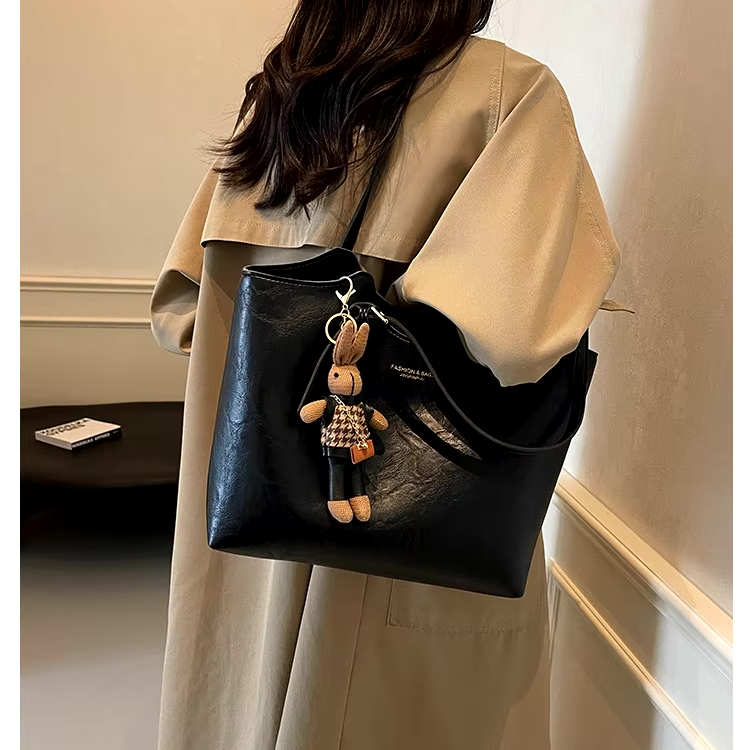 Women's Carryall Tote Bag - Spacious Two-Handle Design