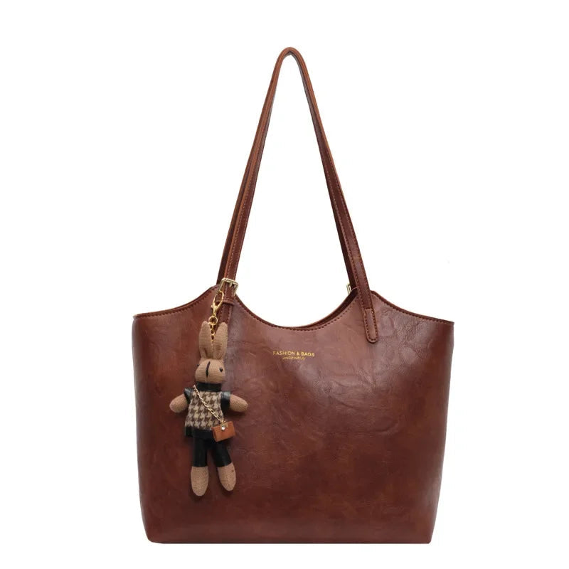 Women's Carryall Tote Bag - Spacious Two-Handle Design