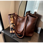 Women's Carryall Tote Bag - Spacious Two-Handle Design