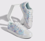 Xenia Glitter Lace-Up Sneakers - Sparkling Fashion Shoes for Women