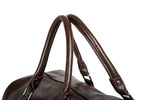 Leather-Look Travel Duffel - Lightweight Carry-On Bag