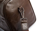 Leather-Look Travel Duffel - Lightweight Carry-On Bag