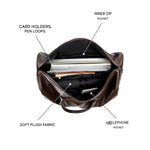 Leather-Look Travel Duffel - Lightweight Carry-On Bag