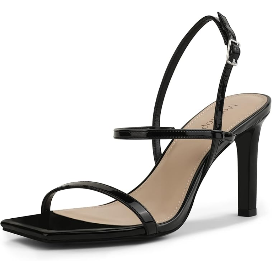 Olivia Strappy High Heel Sandals - Open-Toe Ankle Strap Style