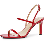 Olivia Strappy High Heel Sandals - Open-Toe Ankle Strap Style