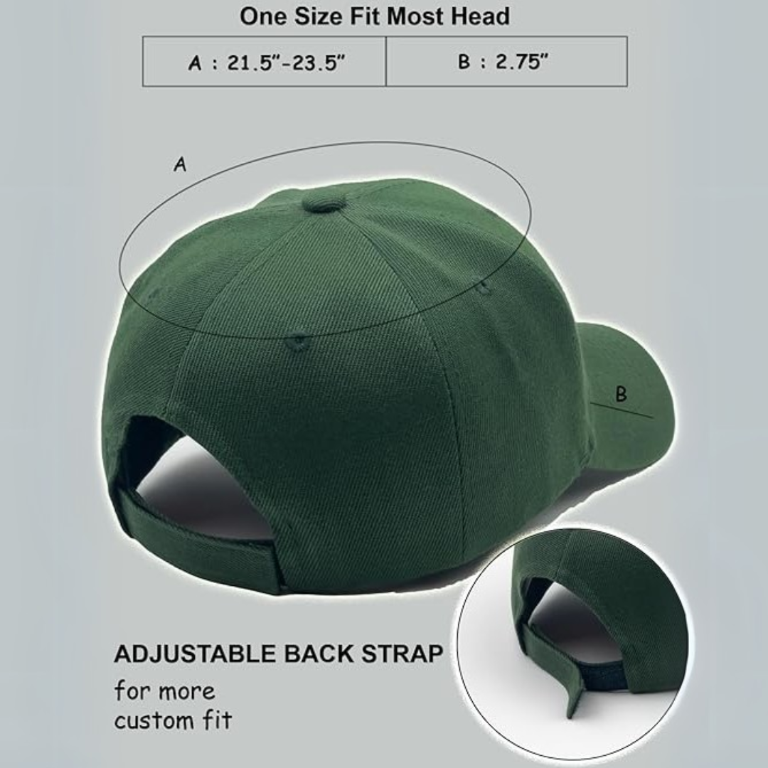 Alex Baseball Cap - Structured Adjustable Sports Hat