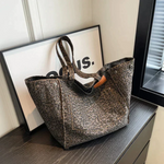 Wild Elegance Leopard Print Handbag - Bold Style, Ample Storage