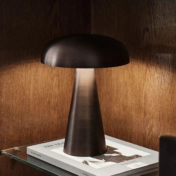 ShroomLite Portable Table Lamp - Rechargeable Mushroom-Shape Light