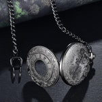 Kevin Vintage Pocket Watch - Roman Numeral Quartz Timepiece