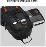 60L Expandable Travel Backpack - Laptop & Shoe Compartment