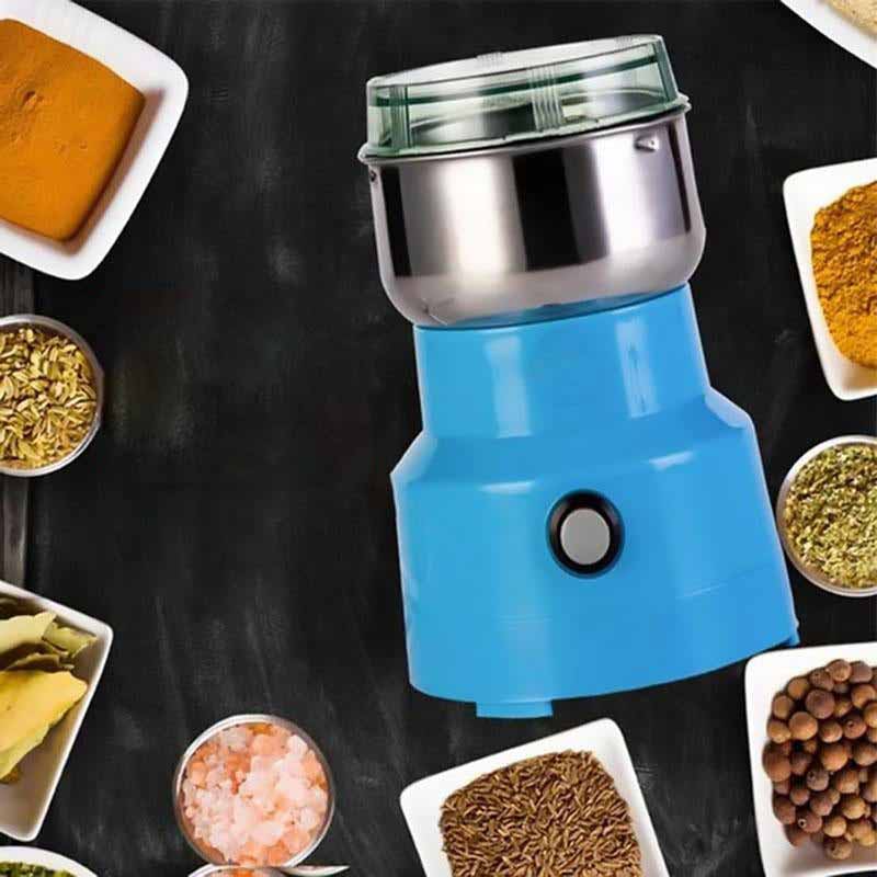 TurboGrind Electric Spice & Grain Mill - Stainless Steel Grinder