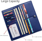 Renee Ultra-Thin RFID-Blocking Leather Card Wallet - Slim Bifold