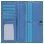 Renee Ultra-Thin RFID-Blocking Leather Card Wallet - Slim Bifold