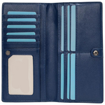 Renee Ultra-Thin RFID-Blocking Leather Card Wallet - Slim Bifold